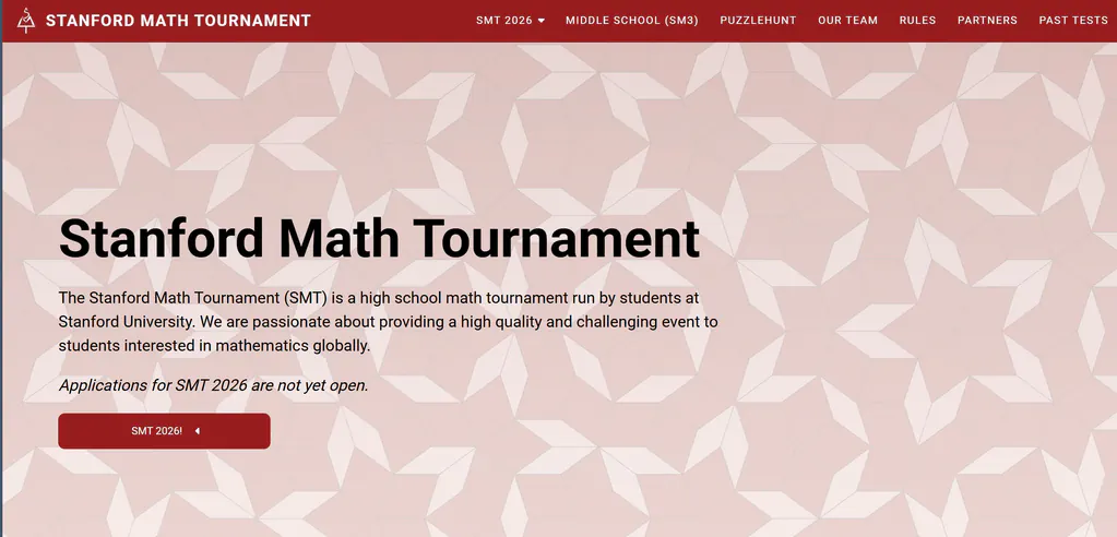  SMT（Stanford Math Tournament）  ——美国最有“学术气质”的数学团体赛