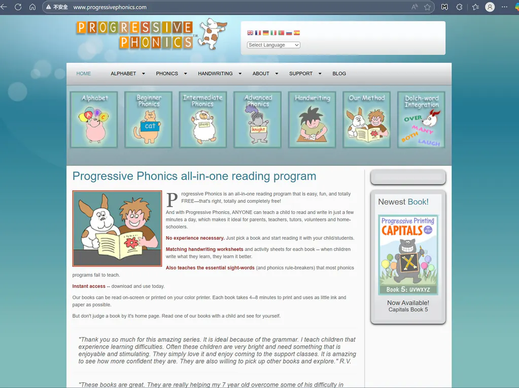 一文讲清 Progressive Phonics：孩子的免费自然拼读宝库