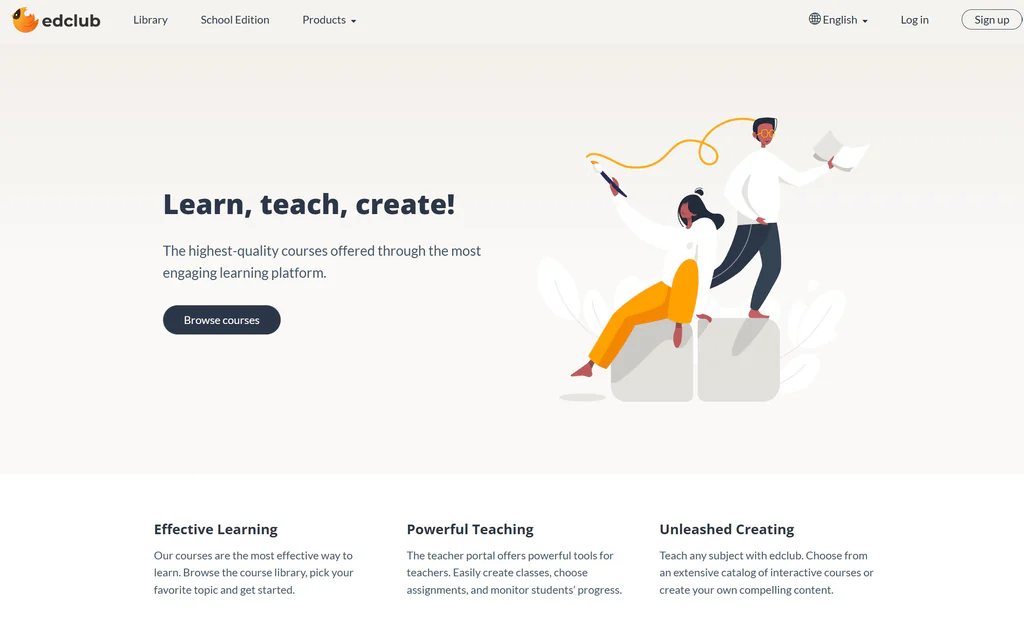 EdClub  ——从打字练习到数字素养的全球在线学习系统