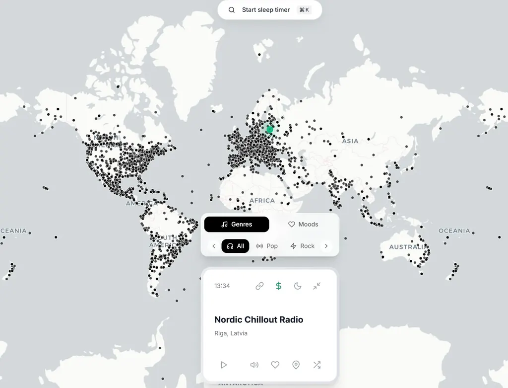  Radiocast  ——足不出户，一键听遍全球 8000+ 电台的免费“声音地球仪”