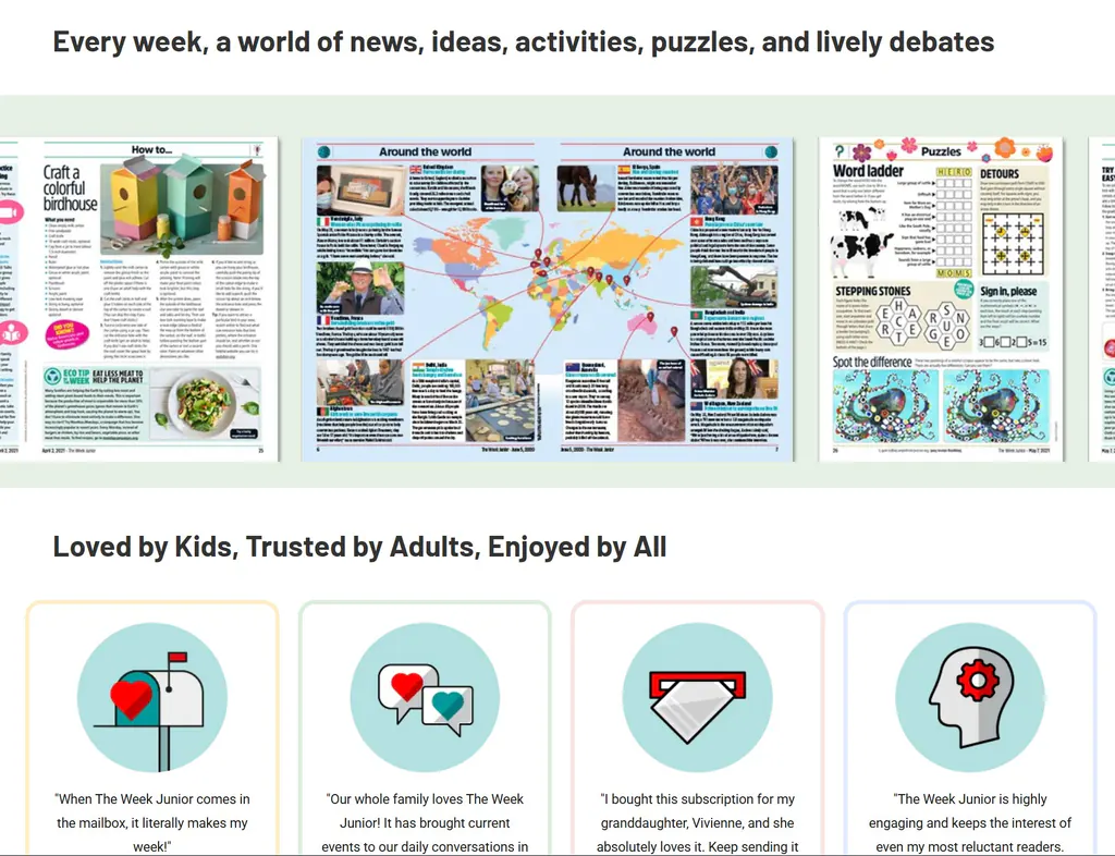  The Week Junior  ——让孩子每天多看一点世界的“儿童时政、科普、英语阅读”杂志（7–14 岁强烈推荐）