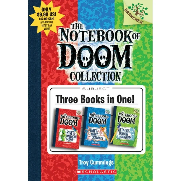 《The Notebook of Doom》系列：怪兽小侦探 × 惊悚幽默 