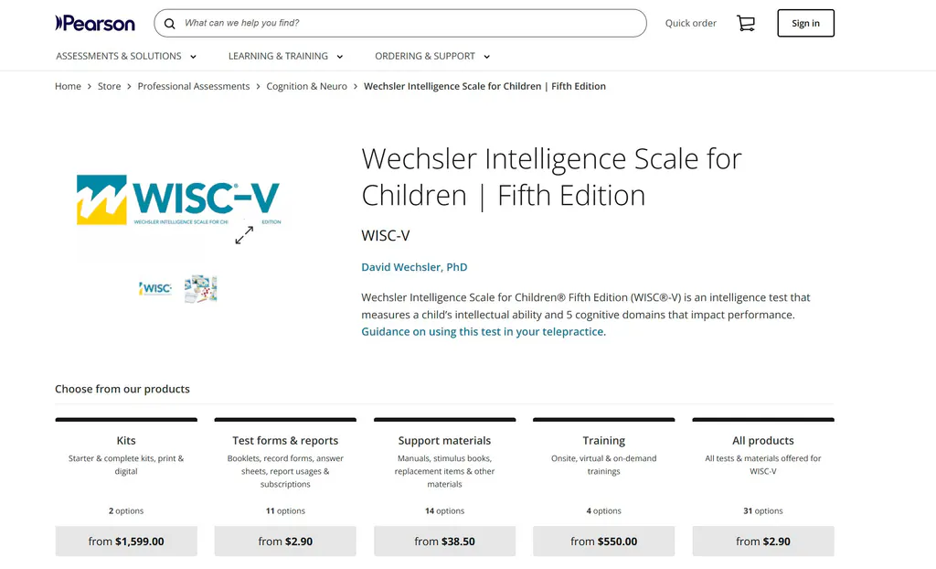 KABC-II（Kaufman Assessment Battery for Children – Second Edition）