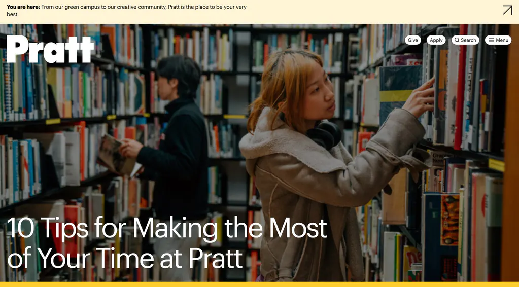 Pratt Institute  ——纽约百年艺术名校、 “结构、工艺、创新”最均衡的设计学院