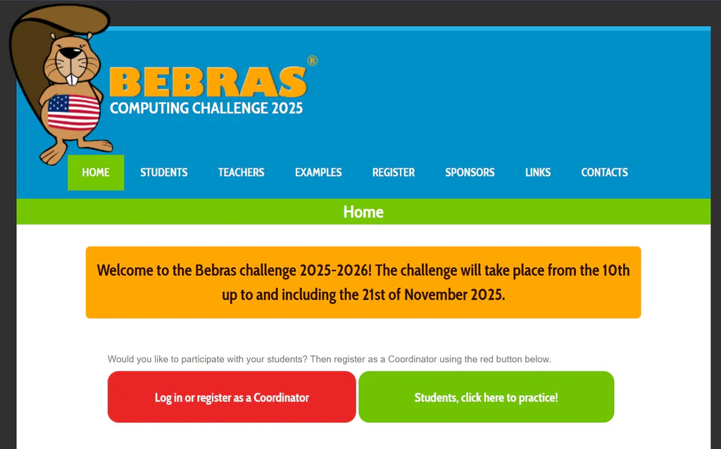 BEBRAS （海狸）——全球最受欢迎的计算思维挑战赛（信息学竞赛启蒙首选）