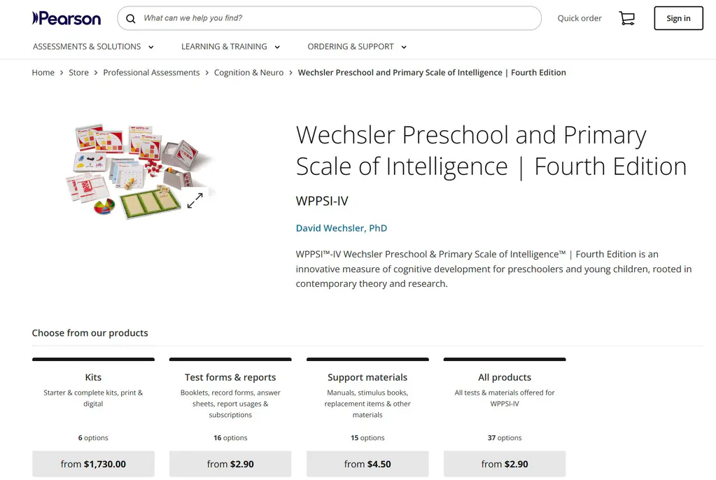 WPPSI-IV——全球最科学的幼儿智力测评