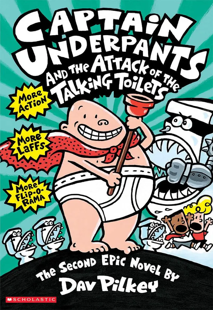  《Captain Underpants》系列：爆笑校园 × 想象力爆表 × 打破规则的儿童英雄