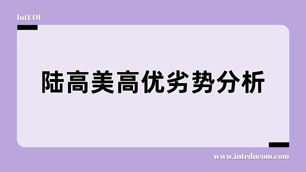 陆高美高优劣势分析