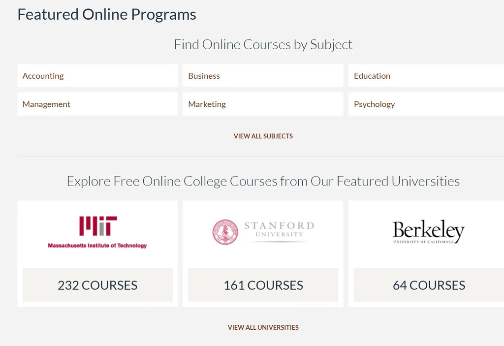 Academic Earth  ——全球顶尖大学课程免费开放平台、名校公开课、全英文学术资源（适合初高中到成人）