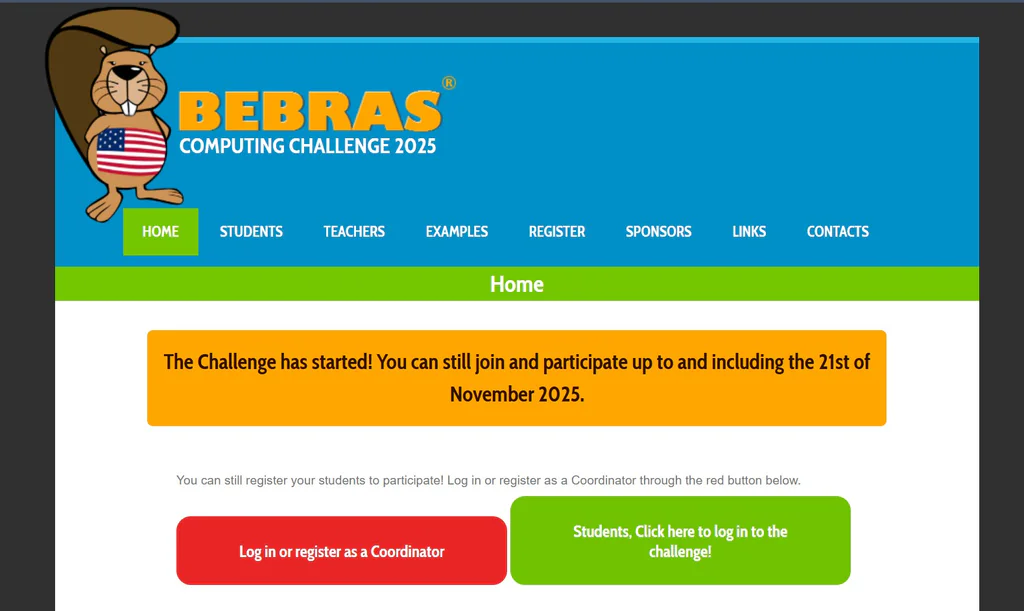 BEBRAS（海狸挑战赛）  ——全球最受欢迎的计算思维挑战赛（信息学竞赛启蒙首选）