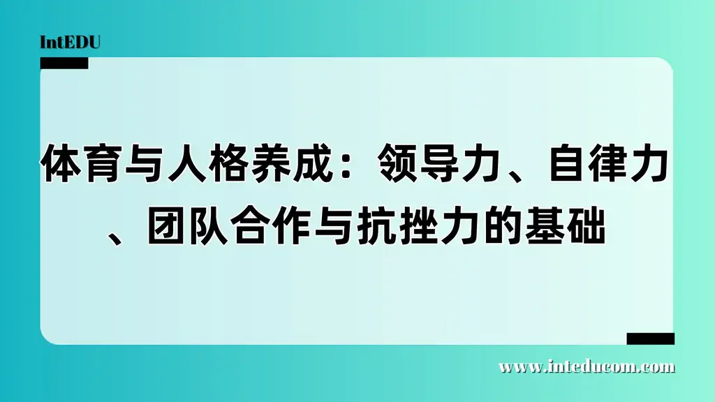 体育：人格塑造的“训练场”与升学竞争力的关键