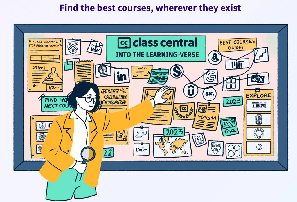 Class Central：全球最全在线课程搜索引擎