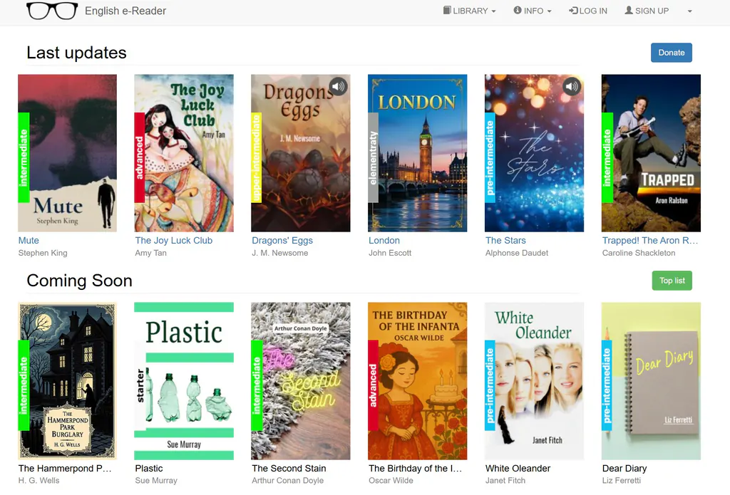  English-e-Reader  ——全球最全英文分级阅读电子书库