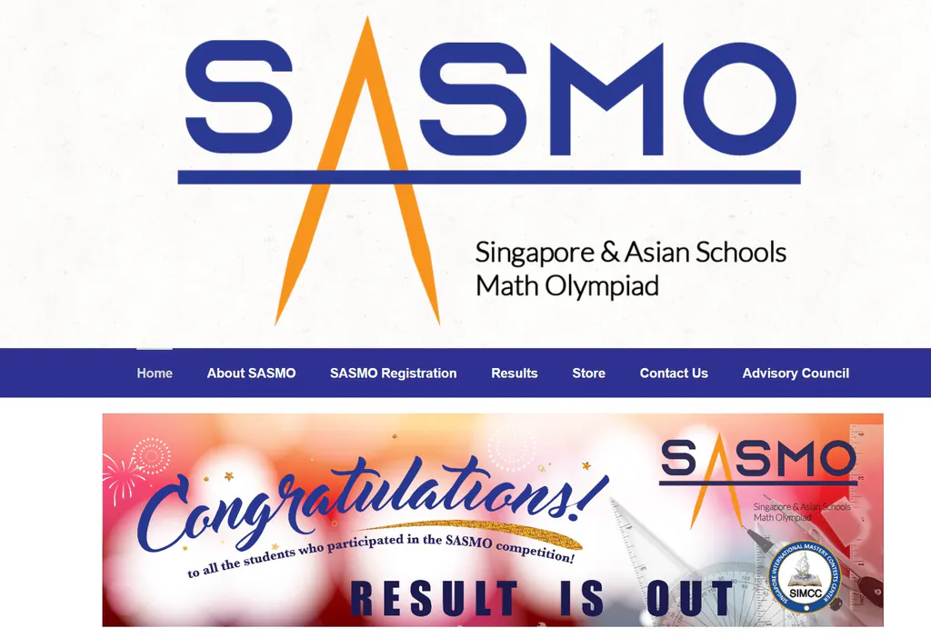  SASMO（Singapore and Asian Schools Math Olympiad）  ——新加坡最具国际影响力的数学思维竞赛之一