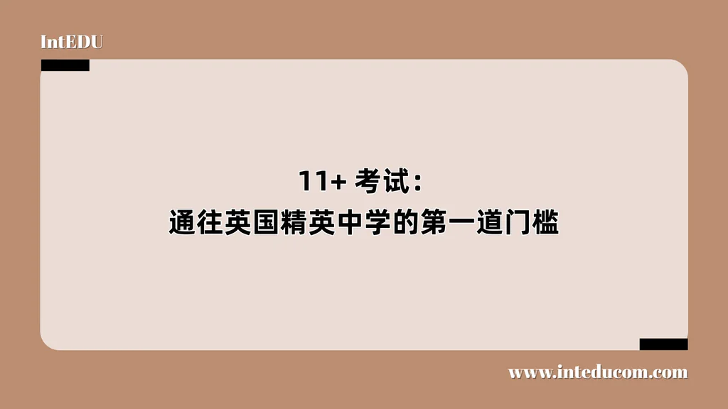  一文讲清 11+ 考试：通往英国精英中学的第一道门槛